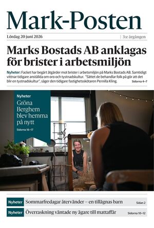 Förstasida Mark-Posten