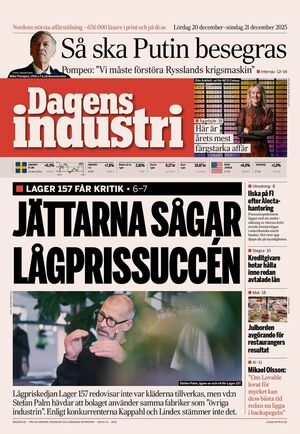 Förstasida Dagens industri
