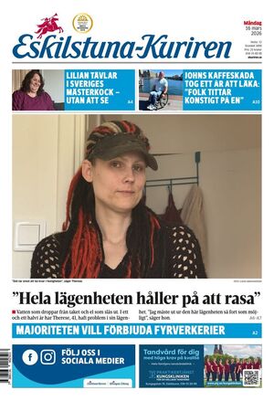 Förstasida Eskilstuna-Kuriren