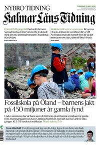 Förstasida Kalmar Läns Tidning