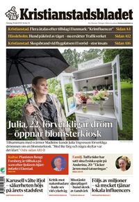 Förstasida Kristianstadsbladet