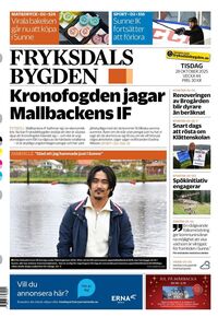 Förstasida Fryksdalsbygden