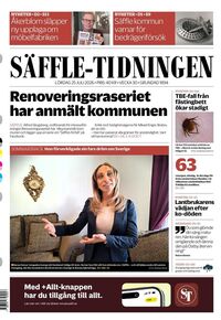 Förstasida Säffle-Tidningen