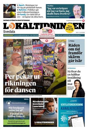 Förstasida Lokaltidningen Svedala