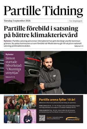 Förstasida Partille Tidning