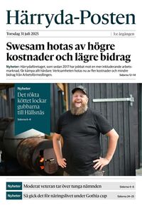 Förstasida Härryda-Posten