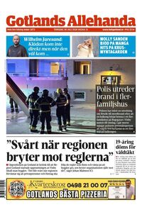 Förstasida Gotlands Allehanda