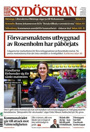 Förstasida Sydöstran