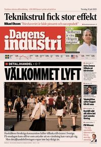 Förstasida Dagens industri