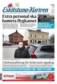 Förstasida Eskilstuna-Kuriren