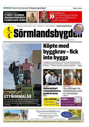 Förstasida Sörmlandsbygden