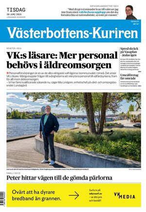 Förstasida Västerbottens-Kuriren