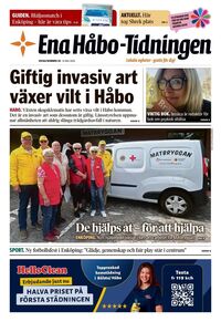 Förstasida Ena Håbo-tidningen