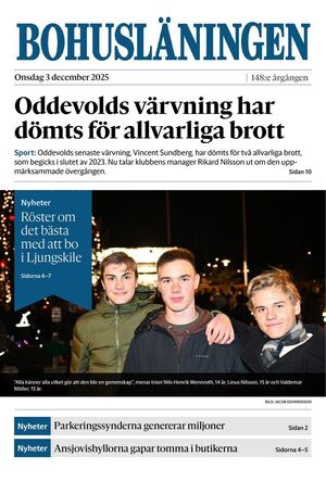 Förstasida Bohusläningen