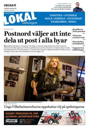 Förstasida Lokaltidningen