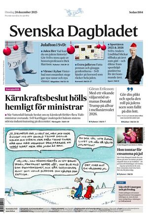 Förstasida Svenska Dagbladet