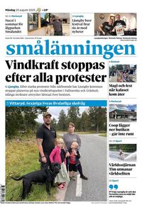 Förstasida Smålänningen