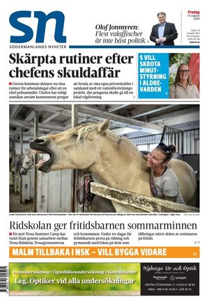 Förstasida Södermanlands Nyheter