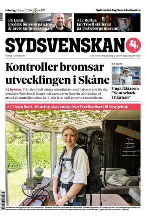 Förstasida Sydsvenskan Lund