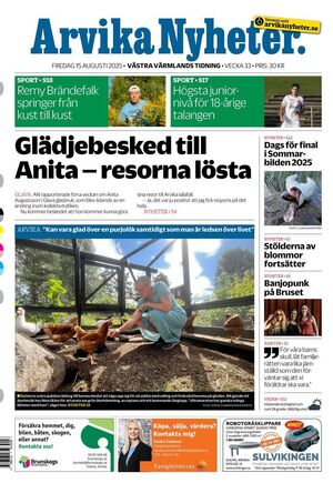 Förstasida Arvika Nyheter