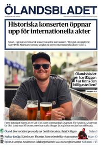 Förstasida Ölandsbladet