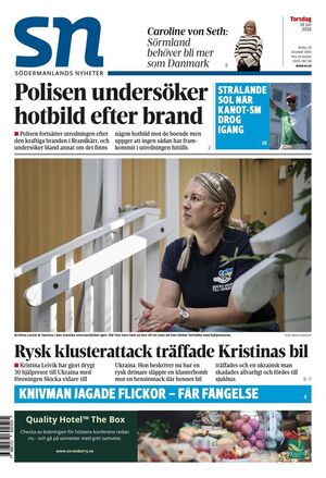 Förstasida Södermanlands Nyheter
