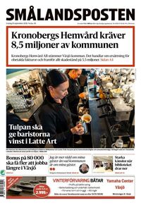 Förstasida Smålandsposten
