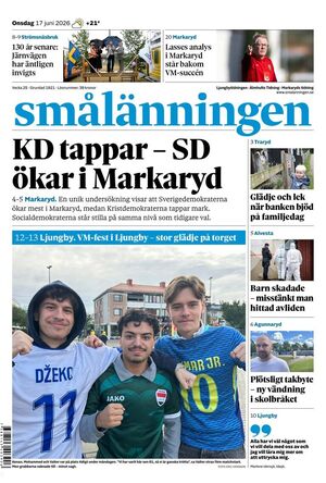 Förstasida Smålänningen