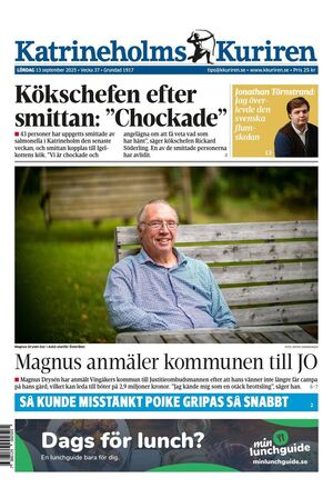 Förstasida Katrineholms-Kuriren