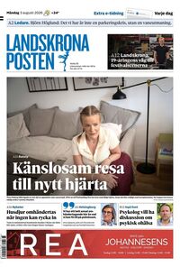 Förstasida Landskrona Posten