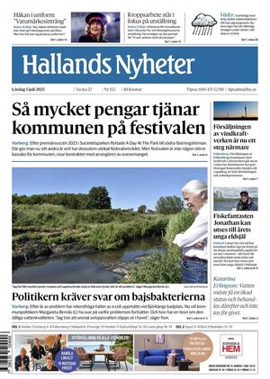 Förstasida Hallands Nyheter