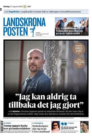 Förstasida Landskrona Posten