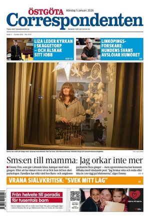 Förstasida Östgöta Correspondenten