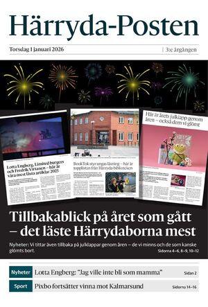Förstasida Härryda-Posten