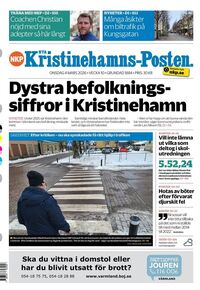 Förstasida Nya Kristinehamns-Posten