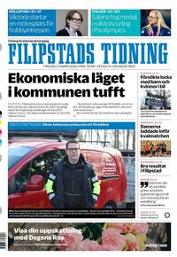 Förstasida Filipstads Tidning