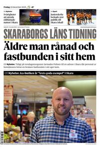 Förstasida Skaraborgs Läns Tidning
