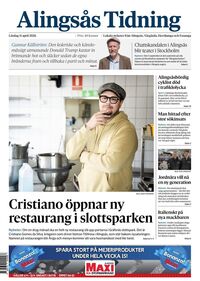 Förstasida Alingsås Tidning