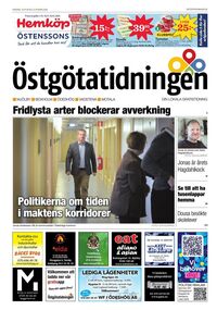 Förstasida Östgötatidningen
