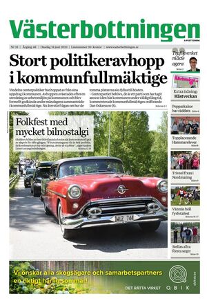 Förstasida Västerbottningen