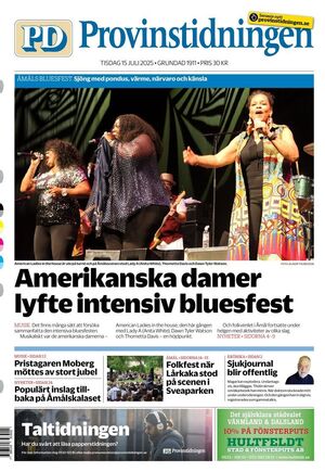 Förstasida Provinstidningen Dalsland