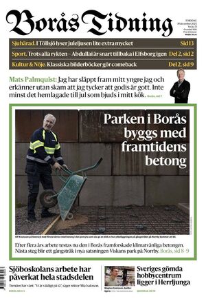 Förstasida Borås Tidning
