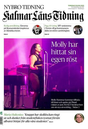Förstasida Kalmar Läns Tidning