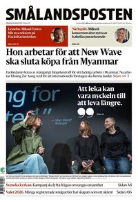 Förstasida Smålandsposten