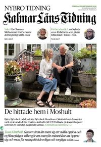 Förstasida Kalmar Läns Tidning