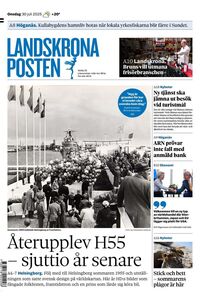 Förstasida Landskrona Posten