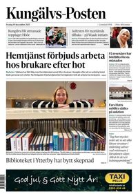 Förstasida Kungälvs-Posten