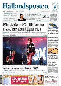 Förstasida Hallandsposten