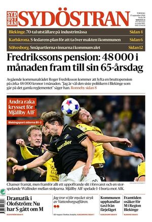 Förstasida Sydöstran