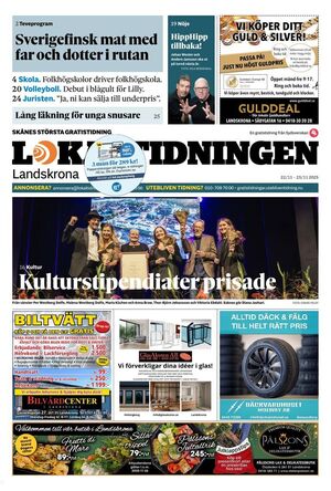 Förstasida Lokaltidningen Landskrona
